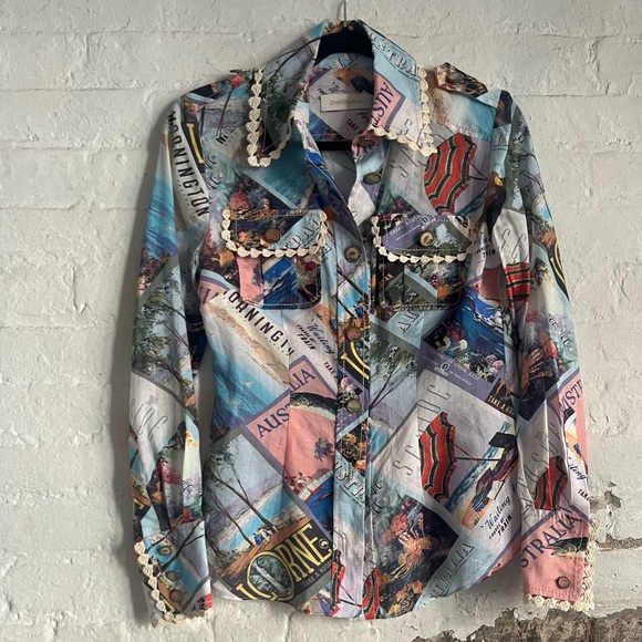 Zimmermann Tops - Zimmermann Postcard Blouse